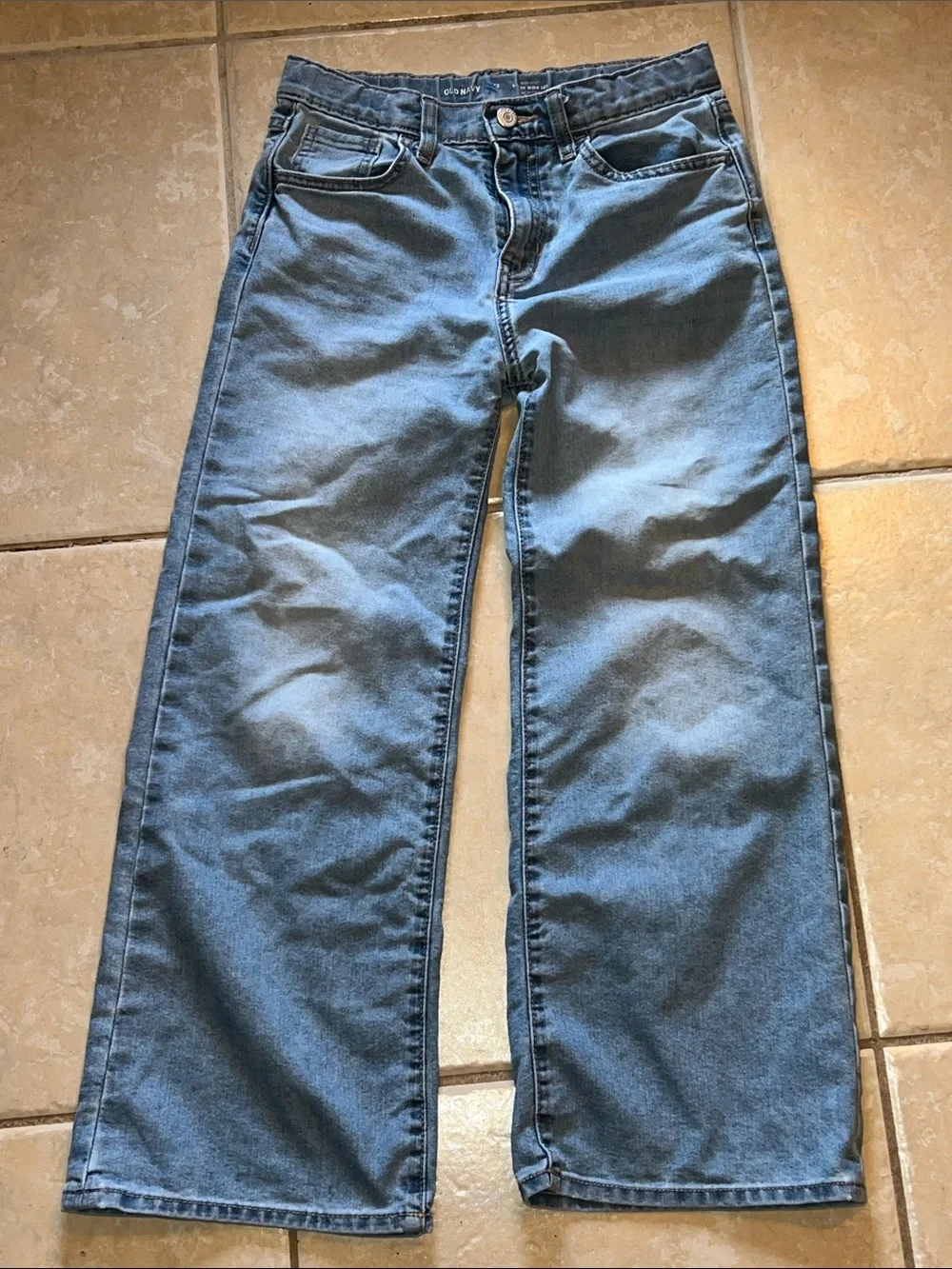 Old Navy Girls High Rise Wide-Leg Jeans